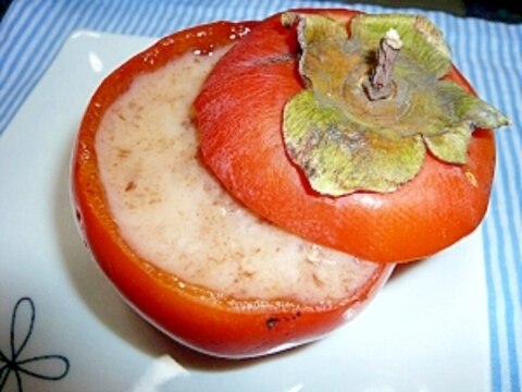 柿のプルプルデザート